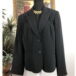 Norton Mcnaughton  Women Jacket 12 Open 2 Button Office Siren Clueless Preppy Photo 1