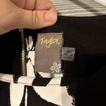 Taylor‎ Bell Sleeve Contrast Print Dress size 6 work wear Black Photo 2