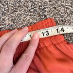 ZARA  Orange Satin Wide Leg Pull On Pants Womens S High Rise Casual Boho Fall Photo 3