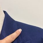 Ralph Lauren Lauren True Navy Blue Linen Double Breasted Provence Blazer 10 NWT Photo 12