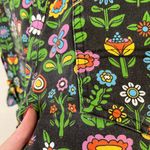 Nooworks  Awesome Blossom Carpenter Pants Multicolor Rainbow Floral Pants Medium Photo 5