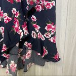 J.Crew Floral Ruffle Faux Wrap Midi Dress size M Medium L2340 Photo 7