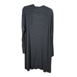 Soma Cool Nights Navy Blue Striped Robe Cardigan Open Front Womens Large Photo 4