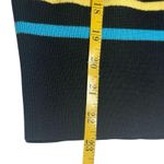 Jillian Nicole Striped Colorful 3/4 Sleeve Cardigan Sweater XL Rainbow Bright Black Photo 8