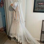 Maggie Sottero Cream Bridal Gown White Size 14 Photo 12