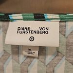 Diane Von Furstenberg 💕DVF x TARGET💕 Long Sleeve Midi Arrow Geo Green Wrap Dress XL Photo 11