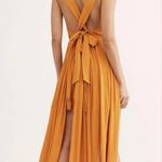 Free People ENDLESS SUMMER STRONG STATEMENT MAXI DRESS SIZE S ORANGE Photo 4