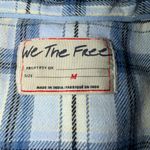 Free People  We the Free Wind River Plaid Shirt Pullover Tunic; pockets; Medium Photo 3