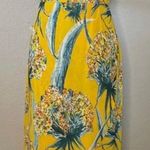 The Room Yellow Floral wrap Over Maxi Skirt In Medium  Photo 0
