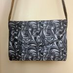 Vintage Xavier Danaud Paris France Grey Design Shoulder/Crossbody Bag Gray Photo 15