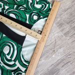 Anne Klein Women's Sleeve Circle Pattern Stretch Silk Dress Camellia/Envy Size 6 Photo 10