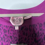Juicy Couture NWT purple leopard knit long top dress Y2K size S Photo 8