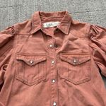 Free People Jacket Puff Sleeves Cotton Poet sz S Photo 4