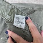 BKE  Olive Green Utility Cuffed Shorts Women's Size 29 Button Fly Cargo Pockets Photo 4