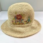 Paper Knit Flower Accent Bucket Hat Photo 2