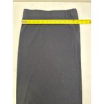 James Perse  NWOT Black Ribbed Jersey 95% Cotton Pencil Midi Skirt in Size 2/Med Photo 5