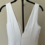 House Of CB  OLYMPIA White Plunge MINI DRESS NWOT Size‎ S Photo 5