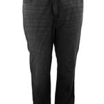 Abercrombie & Fitch  The 90s Relaxed High Rise Black Straight Denim Jeans Size 35 Photo 0