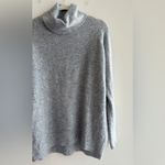 H&M  Basics Grey Turtleneck Sweater, Classic Cozy Knit, Size Small Photo 1