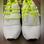 Under Armour  Charged Breathe White/ Neon Green Athletic Running Sneakers Size 7 Photo 4