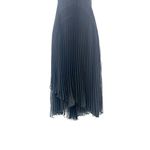 DKNY NWT  | 10 |  pleated halter neck midi high-low dress Sleeveless Metallic Photo 1