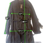 Derek Lam  Black Blazer‎ with Ribbon Accents Photo 1