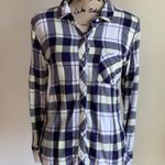 Rails  Hunter Navy and Yellow Flannel Size Small Photo 2