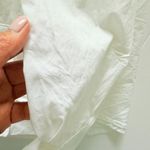 Thakoon White Button Down Shirt Black Floral Pocket Hidden Buttons Sz XL Photo 7