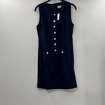 J.Crew  Linen-blend button-front mini dress Photo 3