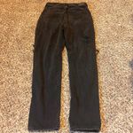 American Eagle Womens Black Distressed Mom Jean Comfort Stretch Waistband Size 4 Photo 7