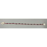 Handmade Red Black Daisy Flower Floral Beaded  Choker Necklace Jewelry ♥️🖤 Photo 6