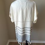 Begonville Cotton / Bamboo Fringed Coverup White Size undefined Photo 5