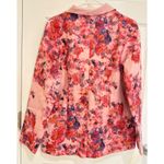 MISSLOOK Floral Print Button Down Shirt Jacket Collared 2XL Pink Size XXL Photo 4