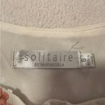 Solitaire  White Blouse with Floral Embroidery Photo 2