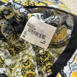 Willow & Clay NWT  Black Yellow White Pattern Short Sleeve Dress in Women's XS Photo 6