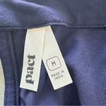 Pact  Women’s Navy Blue Faux Wrap Jumpsuit Size M Photo 2