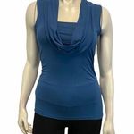 Cynthia Steffe Cynthia  Pale Blue Cowl Neck Top Photo 0