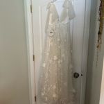 Selfie Leslie Chantilly Tied Shoulder Maxi Dress White Photo 8