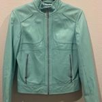 Betty Barclay Leather Zipper Moto Jacket Photo 0