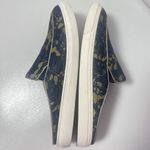 G.I.L.I. Womens Denim Gold Spatter Slip on Blakeley Sneaker Mule Slides 10 Blue Photo 5