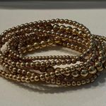 SheIn Gold Beaded Bracelets Photo 0
