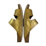 Birkenstock Arizona Gold Sandals 38 Womens 7 has some wear Photo 11