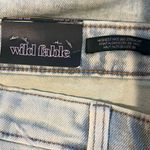 Wild Fable  Women’s Highest Rise 90s Straight Jeans Yellow Acid Wash Size 14 Photo 3