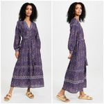 💕XIRENA💕 Isobel Dress ~ Royal Blue Woodblock Medallion Print Medium M NWT Photo 5