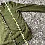 Loft NWOT Ann Taylor  beautiful olive green 100% cotton cardigan Photo 2