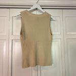 H by Halston H Halston knit vneck taupe tank vest size M Photo 4