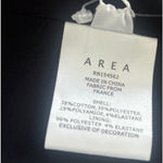 AREA Green Crystal Rhinestone Bow Strappy Cropped Bustier Corset Top Size 10 Photo 9