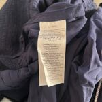 Tory Burch NWOT Smocked Shoulder-Tie Jumpsuit Size XS Navy Blue Photo 10