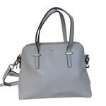 Kate Spade  New York Grey Saffiano Leather Satchel Crossbody Tote Bag Photo 2