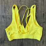 Free People Electric Lemon Strappy Sports Bra Photo 1